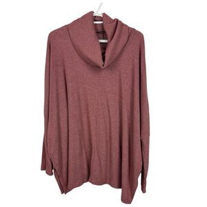 Pink Clover Sherri Brushed Cowl Neck Knit Top XL